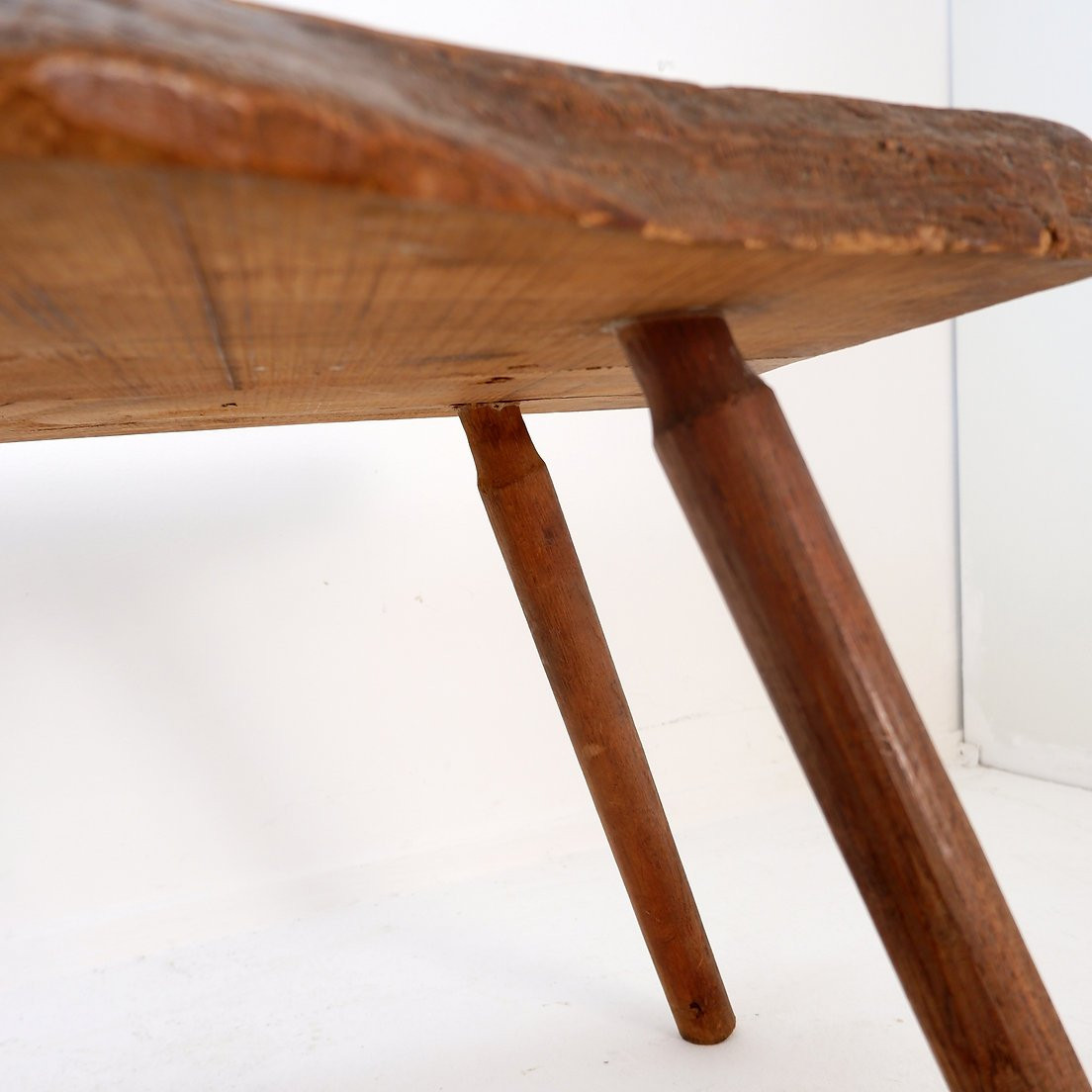 Table basse brutaliste de forme libre - 1960s-photo-3