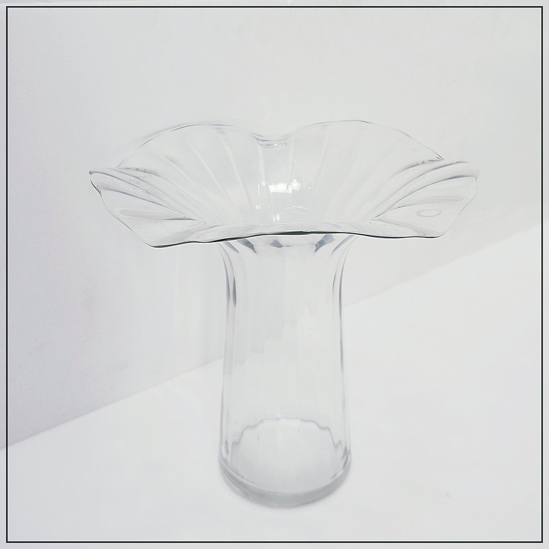Vase transparent- Vers 1970-photo-2