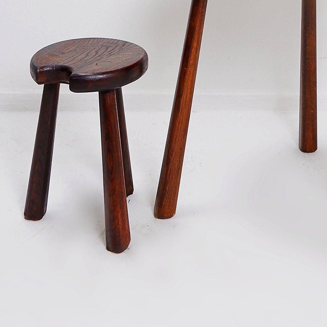 Lot de 2 tables trépieds brutalistes - Tables gigognes-photo-3