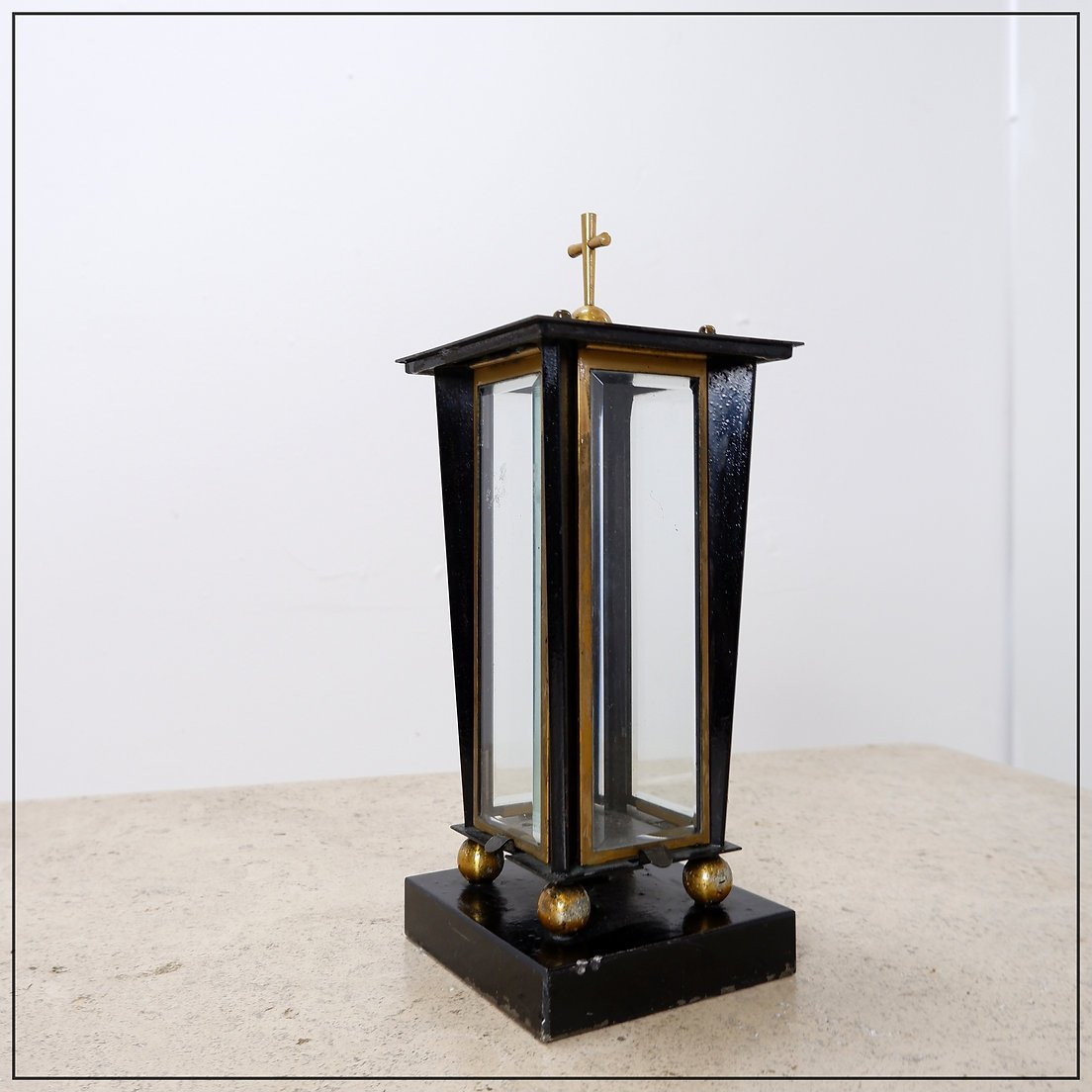 Wooden Funeral Lantern - 1960s-photo-2