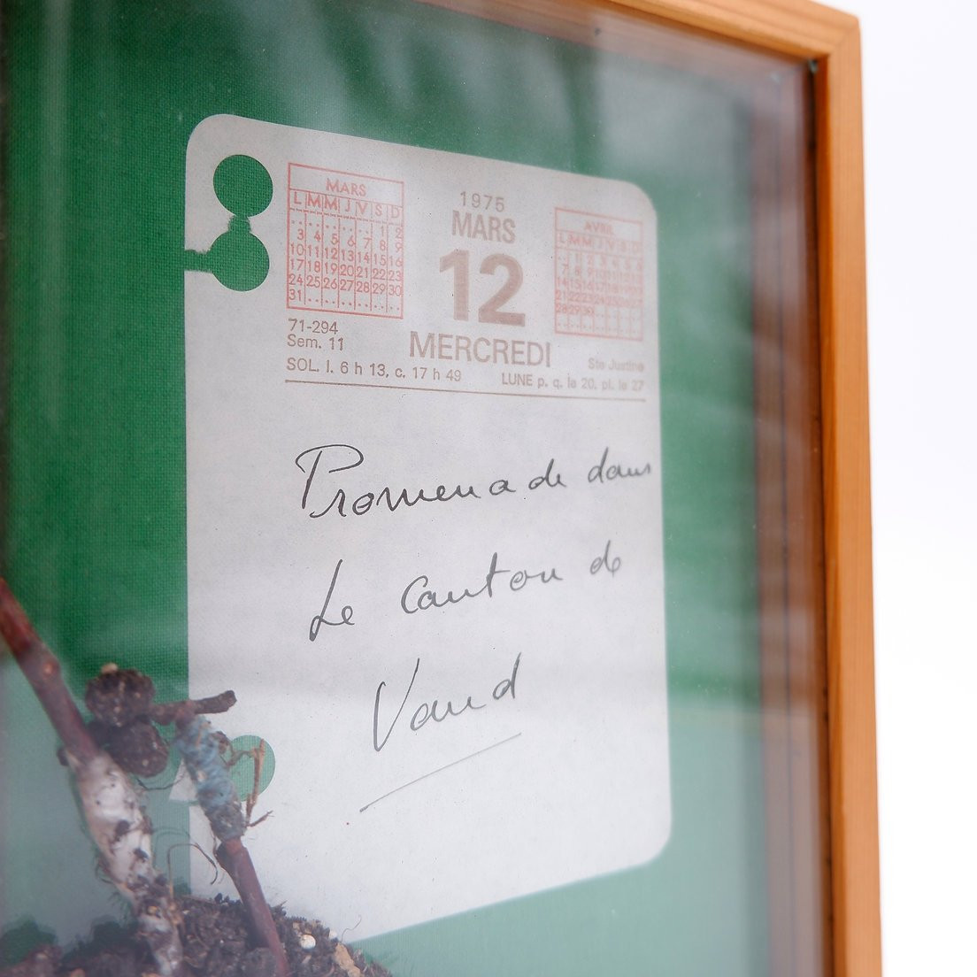 Installation  «Promenade dans le Canton de Vaud» François Bouillon  n°12/35 - 1975-photo-5