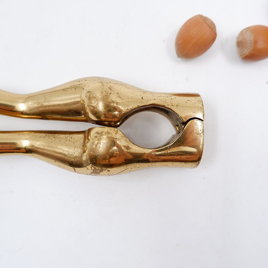 Vintage Brass Nutcracker In The Shape Of A Woman's Legs, 1970s-photo-2