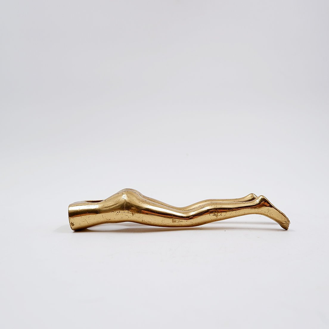 Vintage Brass Nutcracker In The Shape Of A Woman's Legs, 1970s-photo-8