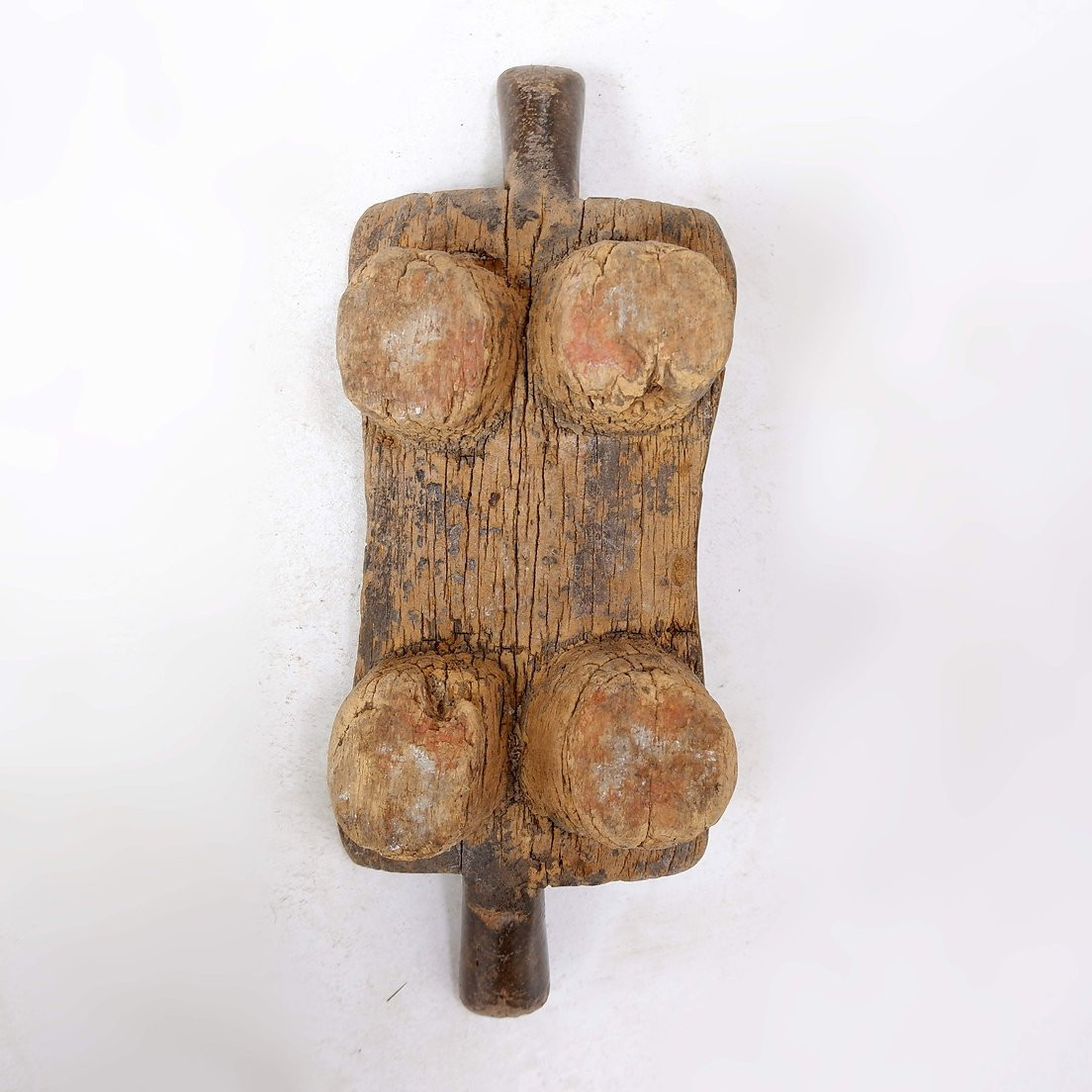 Banc africain Sénoufo en bois sculpté-photo-8