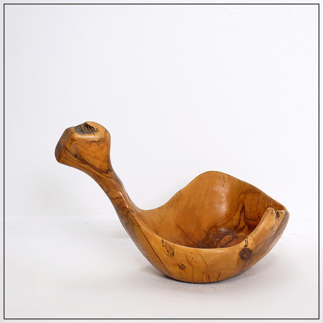 Vintage Olive Wood Bowl
