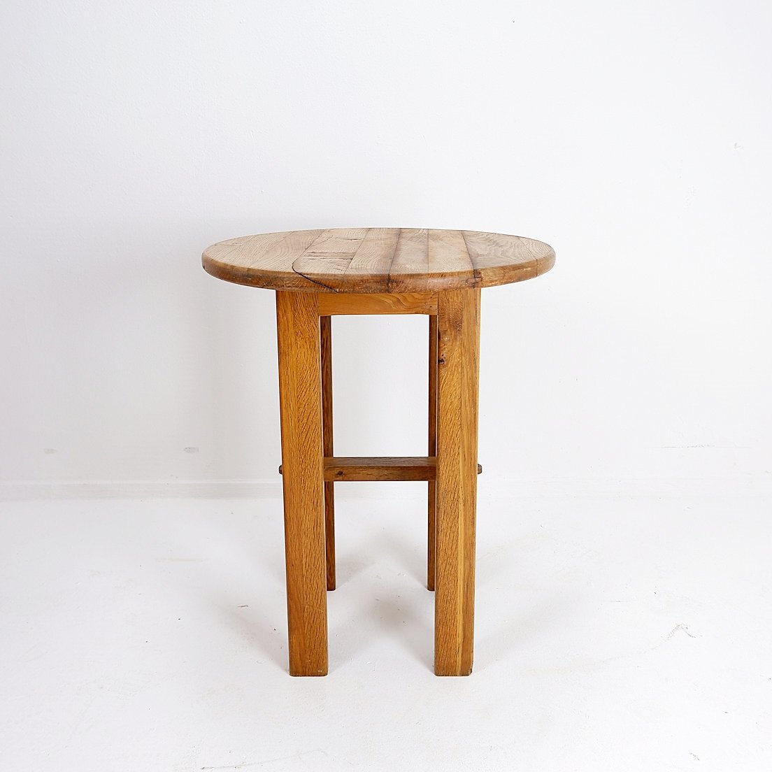 Vintage Solid Wood Side Table / Console Table - 1960s-photo-2