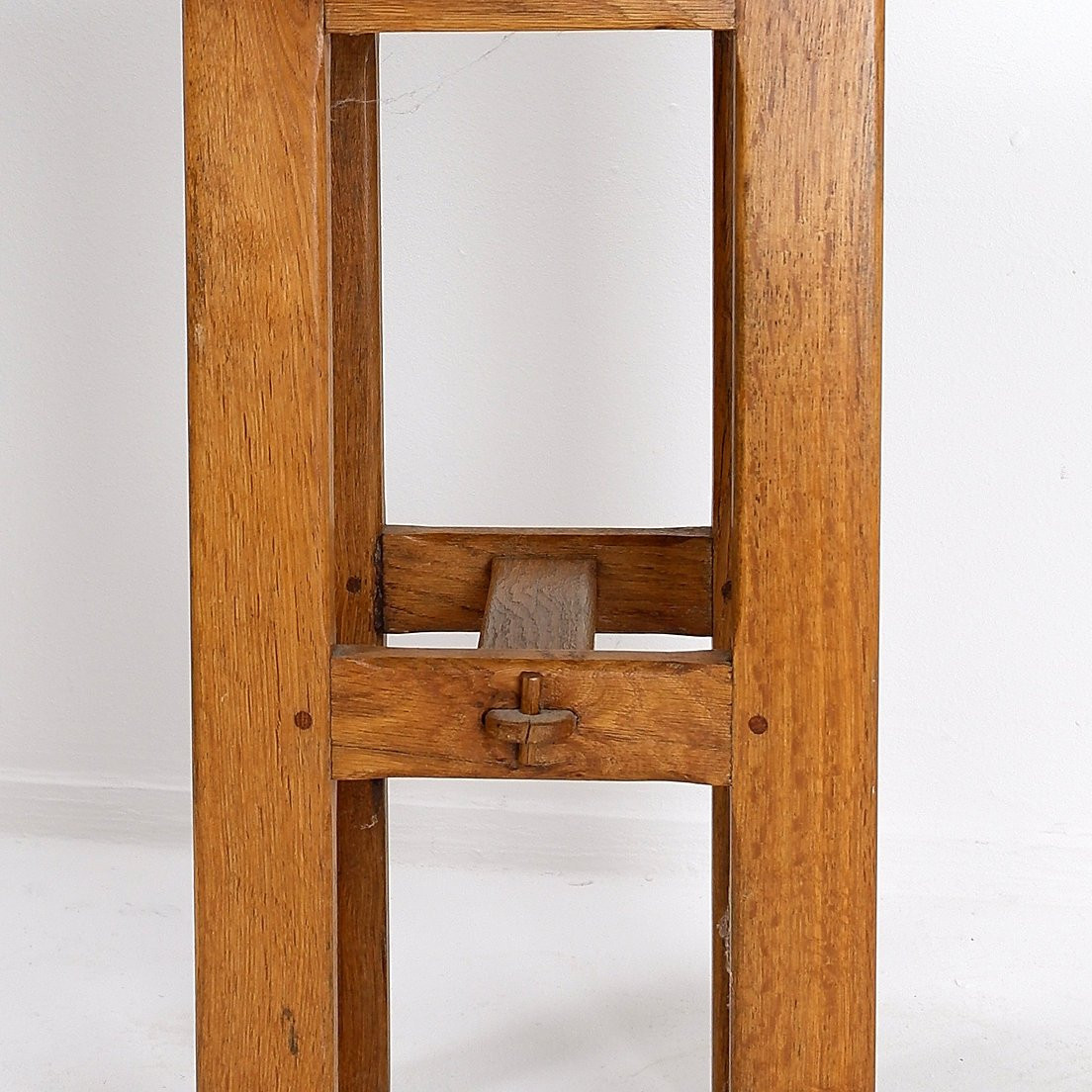 Vintage Solid Wood Side Table / Console Table - 1960s-photo-3