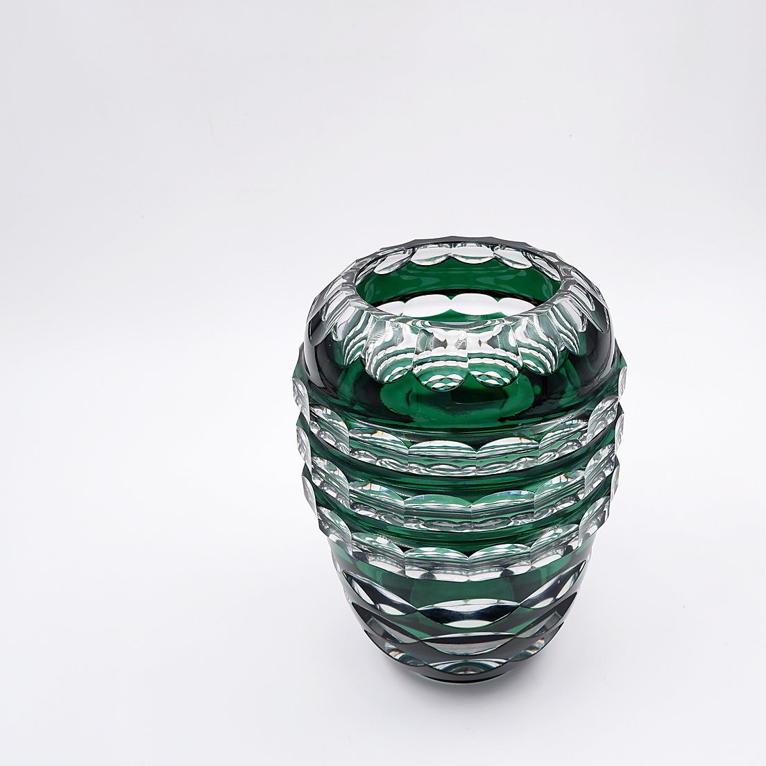 20th Century Art Deco Crystal Vase - Val Saint Lambert-photo-2