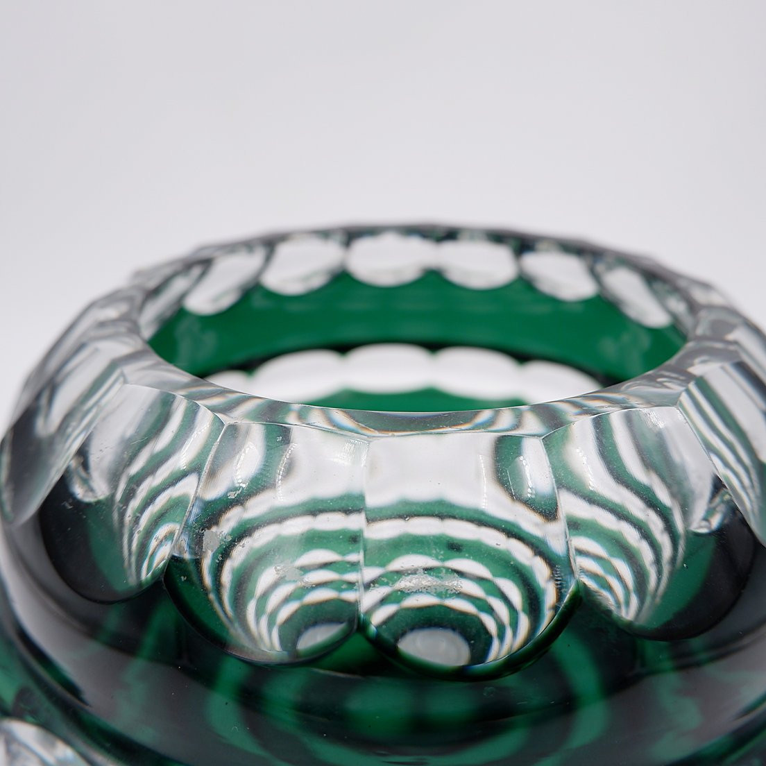 20th Century Art Deco Crystal Vase - Val Saint Lambert-photo-1
