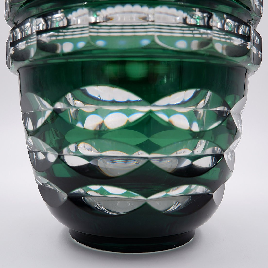 20th Century Art Deco Crystal Vase - Val Saint Lambert-photo-5