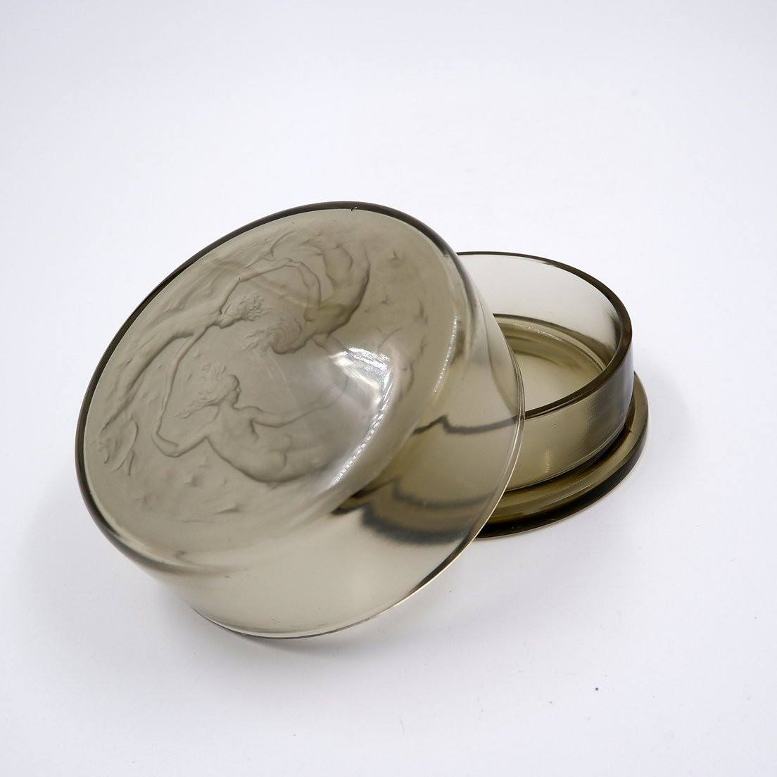 “three Sirens” Powder Compact - Art Deco - France -photo-3