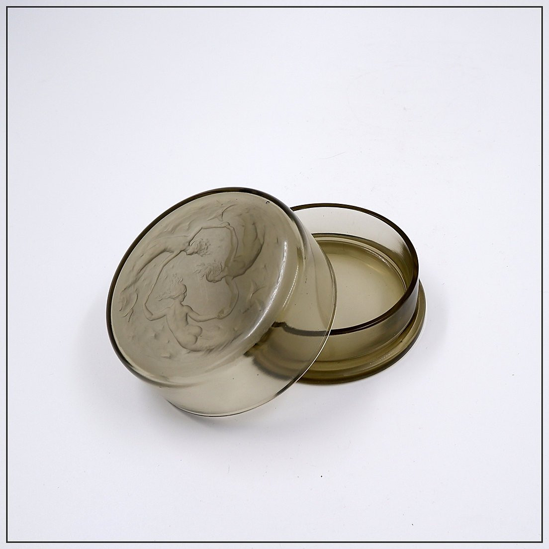 “three Sirens” Powder Compact - Art Deco - France -photo-7