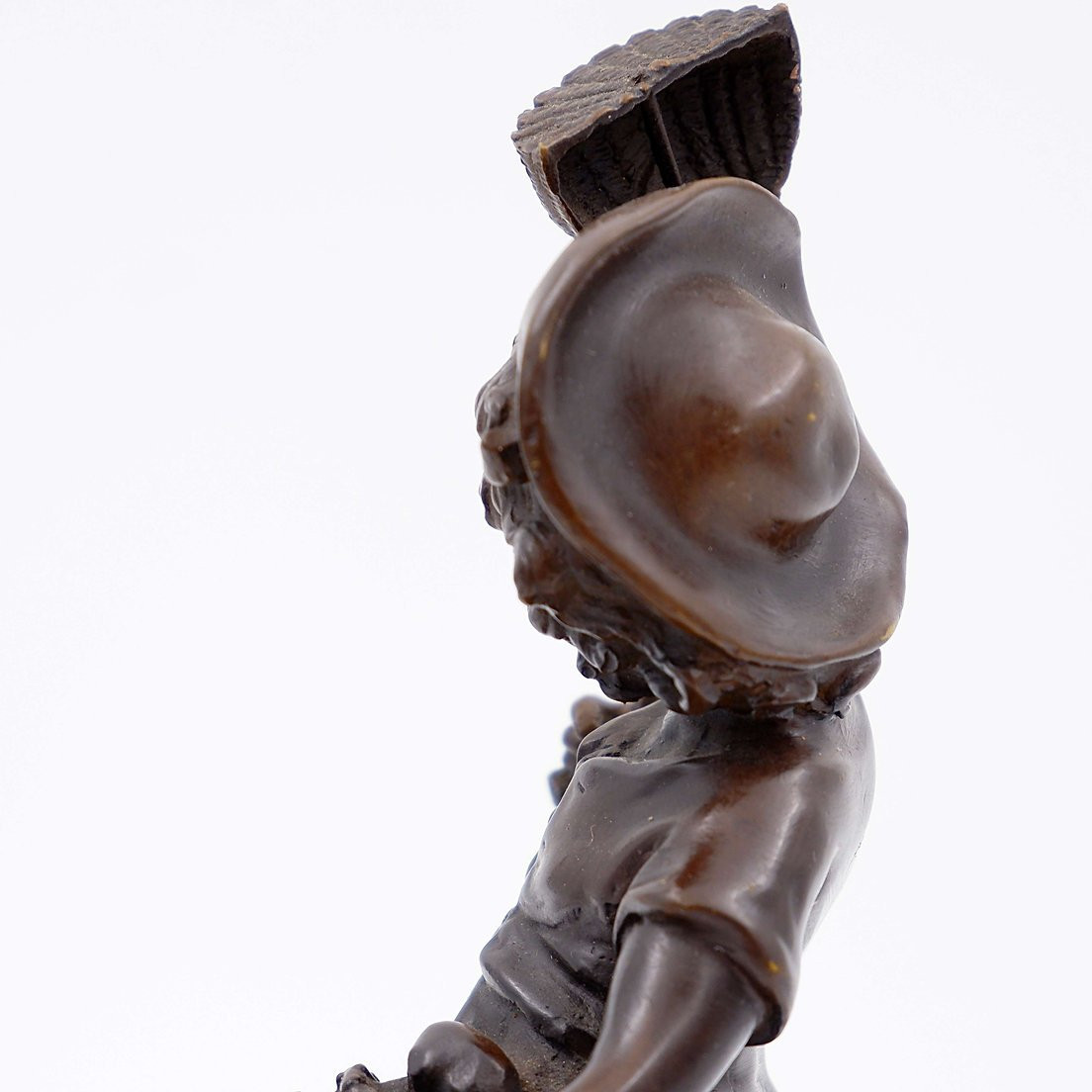 Bronze "Garçon avec un papillon" de l'artiste Auguste Moreau. -  19ème-photo-6