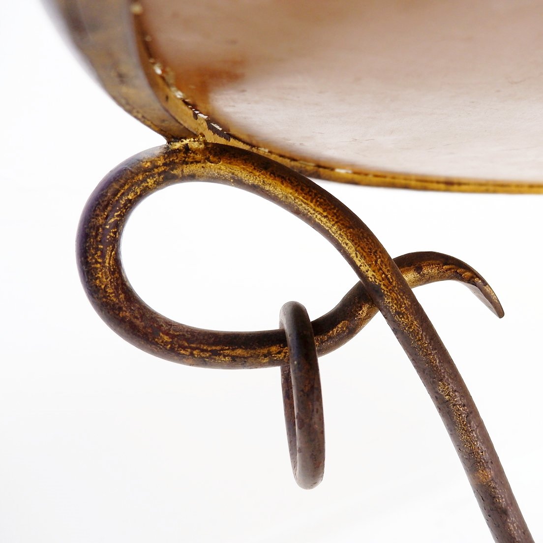 Gilded Iron Coffee Table By René Drouet - 1940s-photo-3