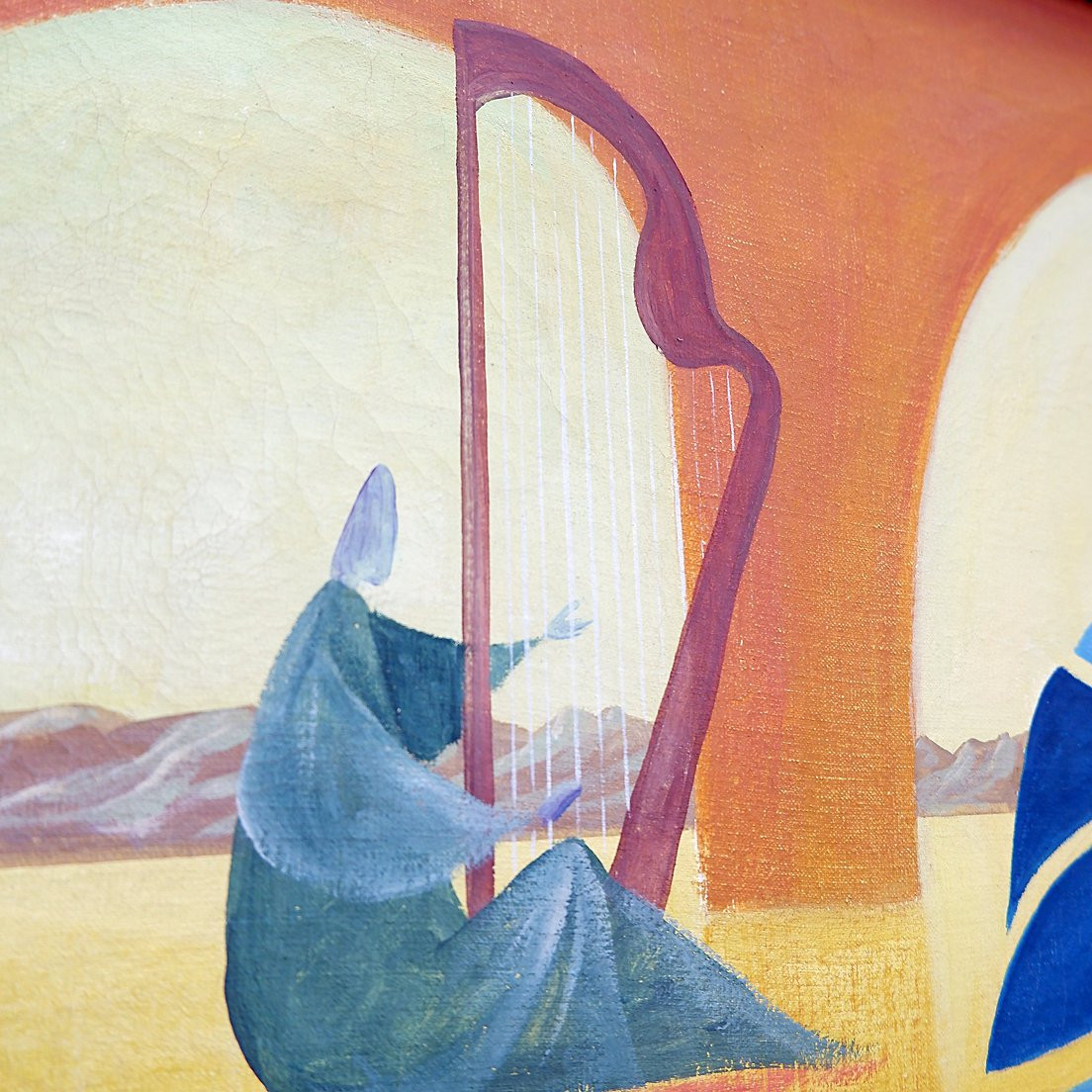 Walter Lewy (1905-1995) Surrealist Scene - Signed And Dated 1974.-photo-4