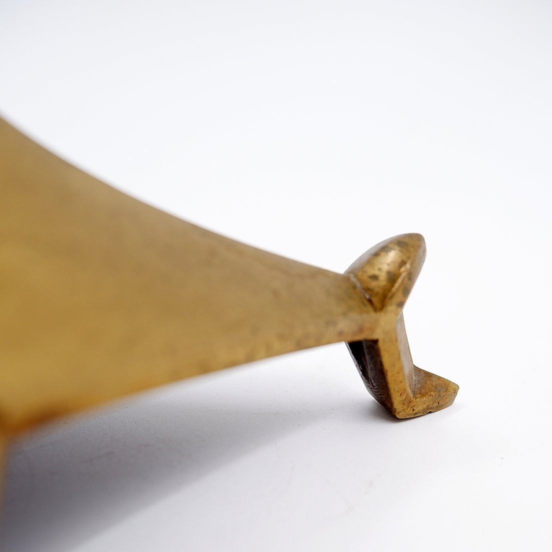 Art Deco Candlestick, Gilt Bronze, Circa 1930-photo-2