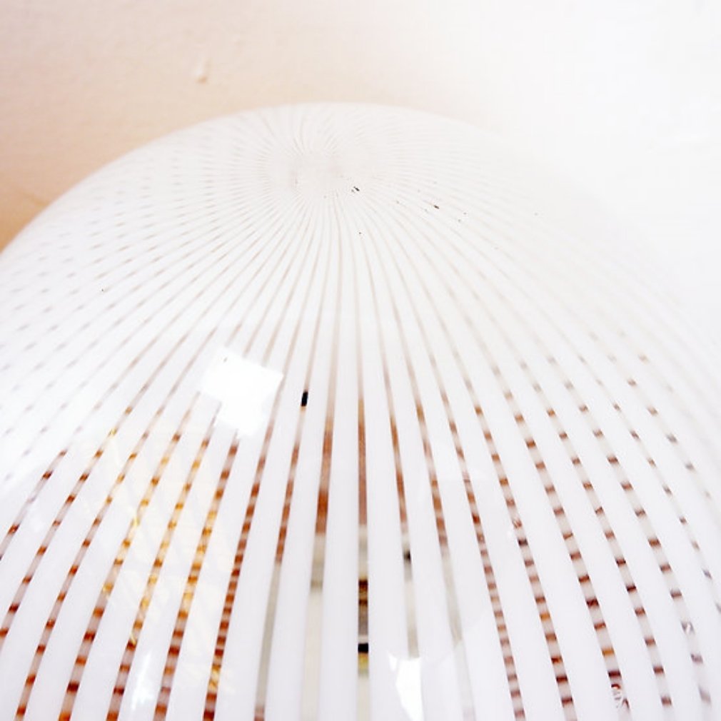 Lampe de table de la série Tessuti pour Venini, Murano années 1960 - Ø 40cm-photo-2
