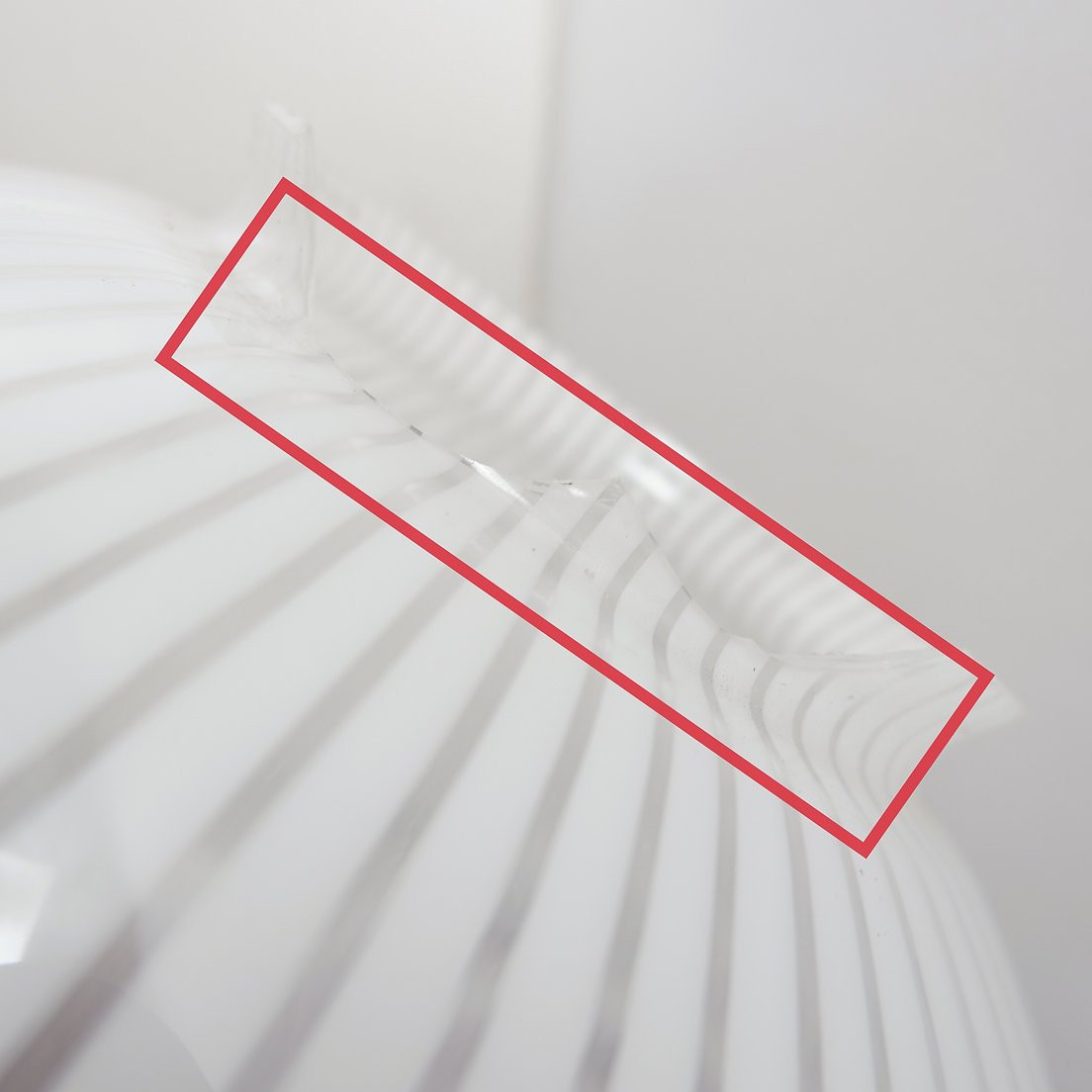 Lampe de table de la série Tessuti pour Venini, Murano années 1960 - Ø 40cm-photo-5