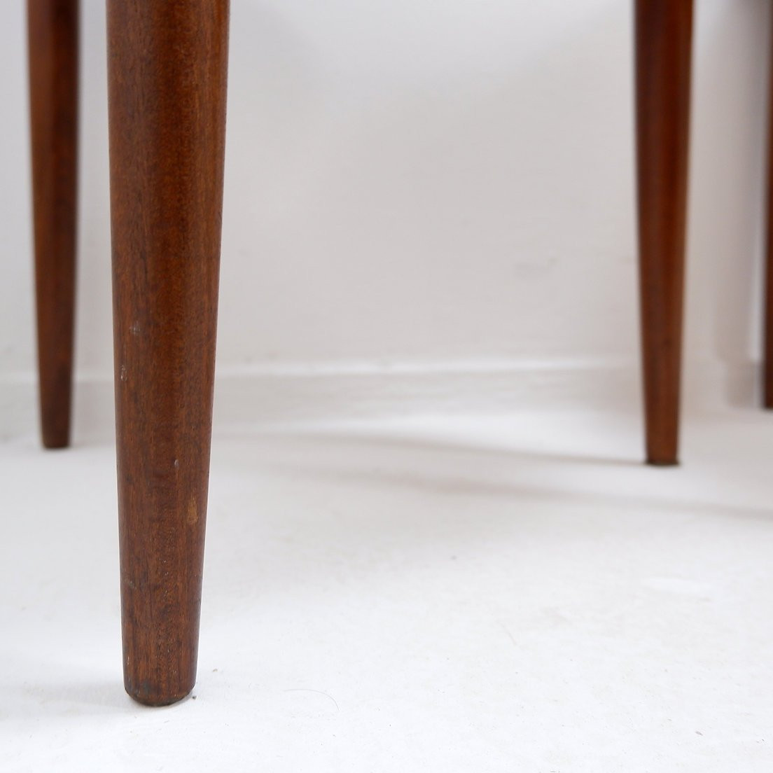 Set Of 4 "roundette" Teak Chairs, Signed Hans Olsen For Frem Røjle, 1950s-photo-2