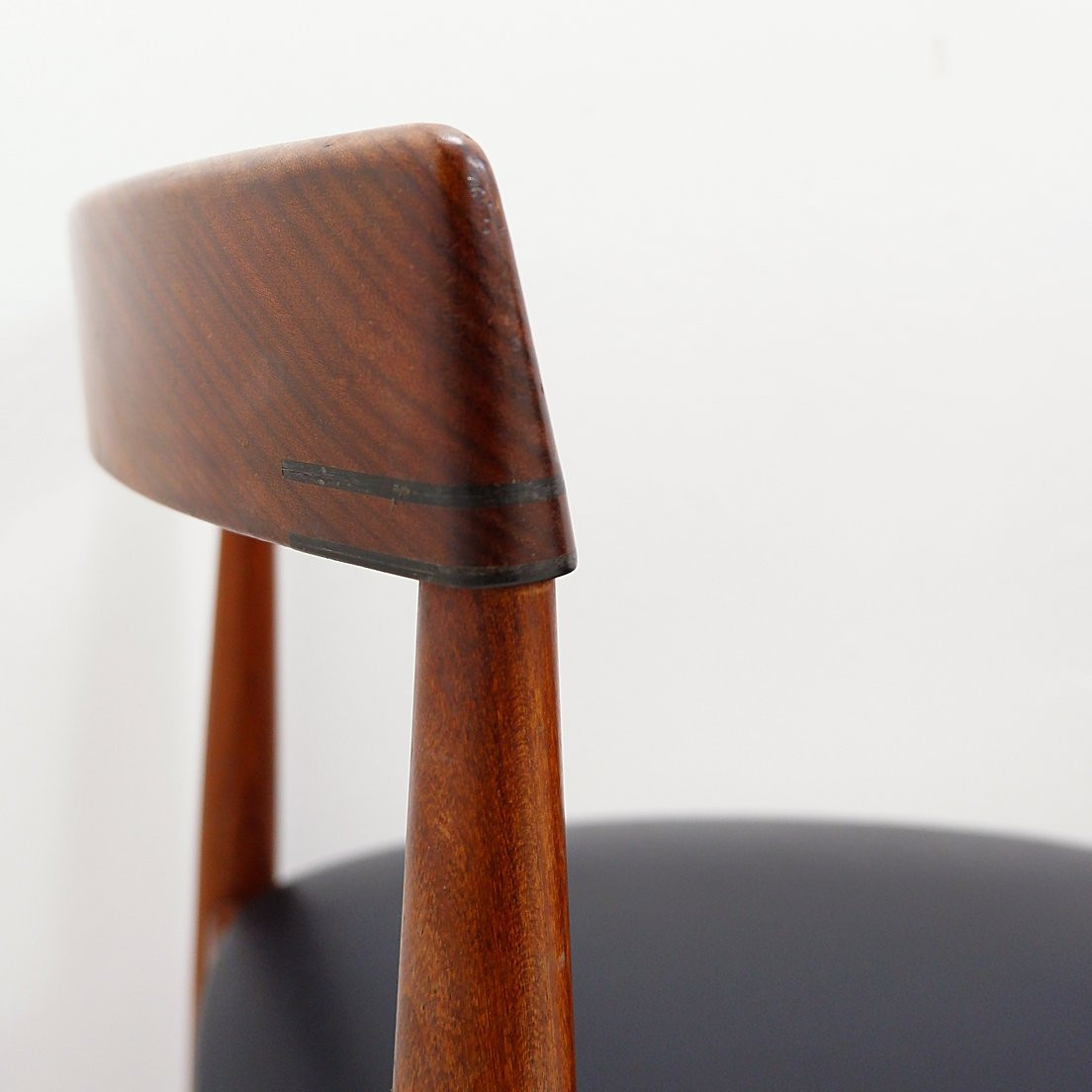 Set Of 4 "roundette" Teak Chairs, Signed Hans Olsen For Frem Røjle, 1950s-photo-8