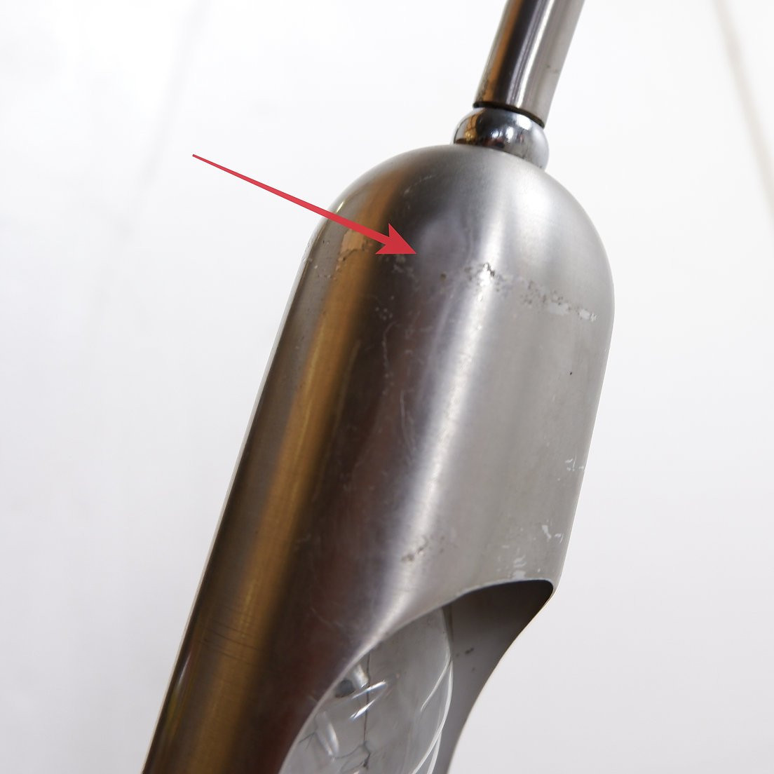 Italian Arc Floor Lamp With 5 Arms In Brushed Chrome - 1970s-photo-4