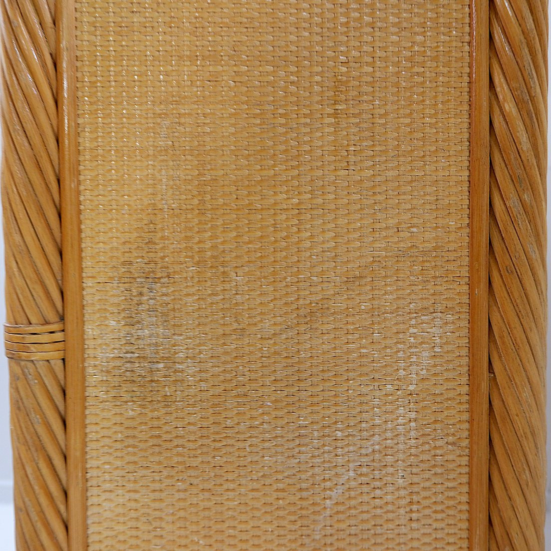 Bibliothèque vintage en bambou avec tiroirs, années 1980-photo-5