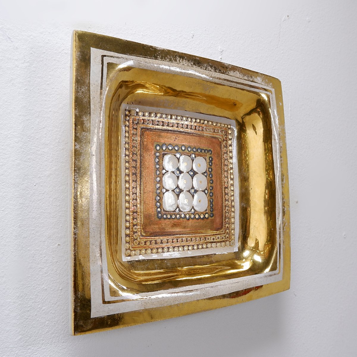 Vintage Georges Pelletier Ceramic Trinket Tray Or Decorative Wall Plate - 1970-photo-2