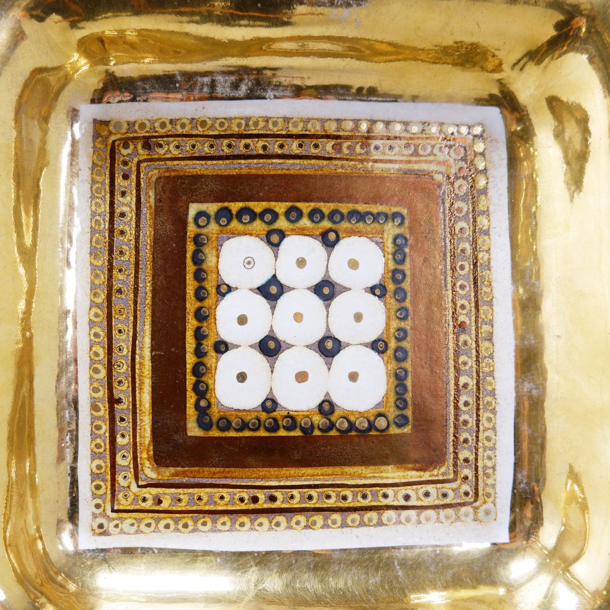 Vintage Georges Pelletier Ceramic Trinket Tray Or Decorative Wall Plate - 1970-photo-4