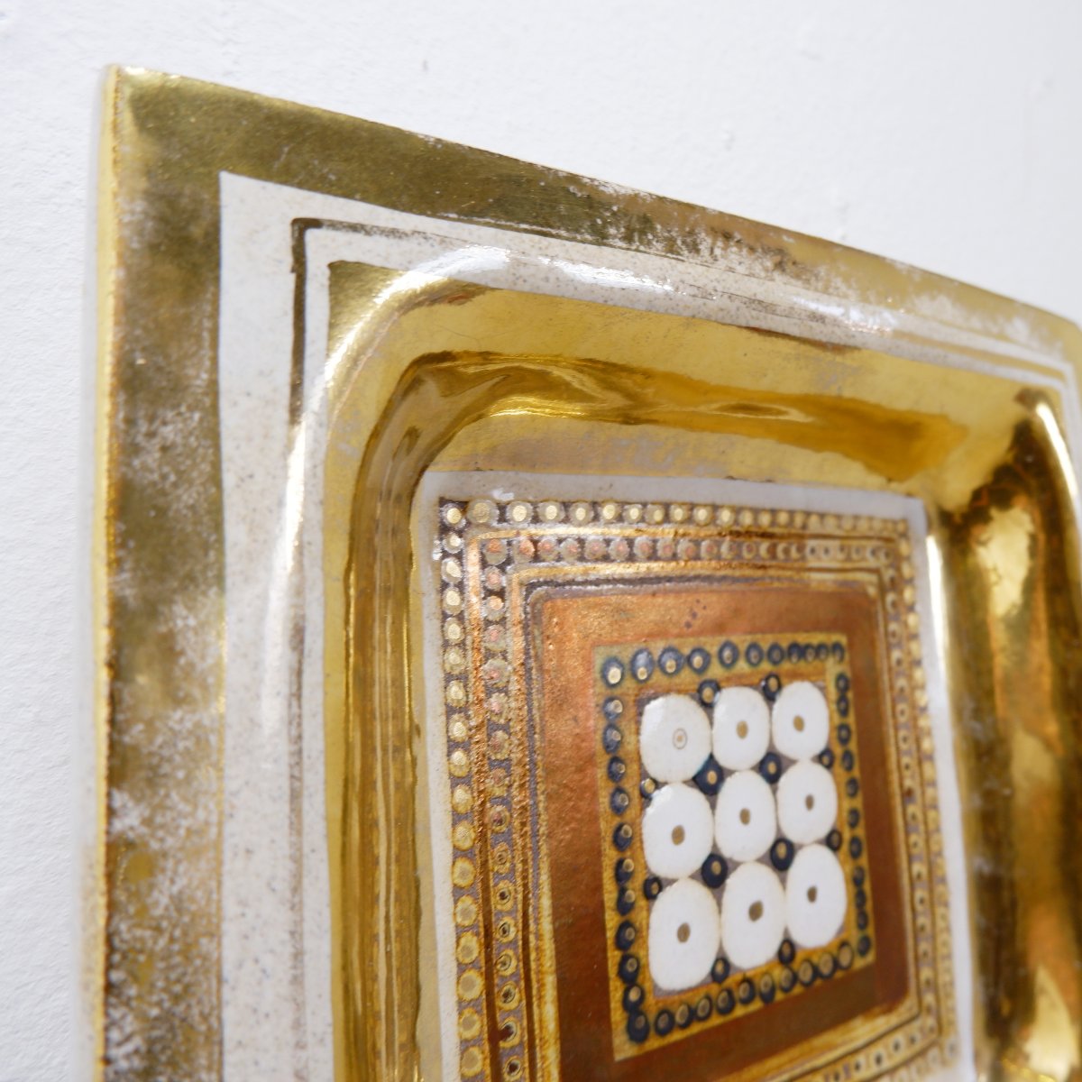 Vintage Georges Pelletier Ceramic Trinket Tray Or Decorative Wall Plate - 1970-photo-1