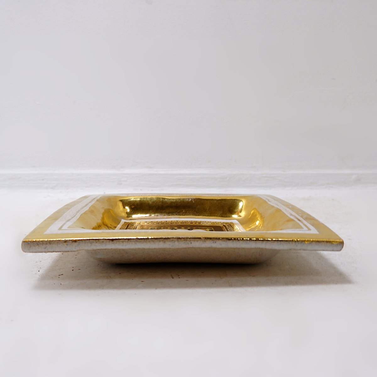 Vintage Georges Pelletier Ceramic Trinket Tray Or Decorative Wall Plate - 1970-photo-6