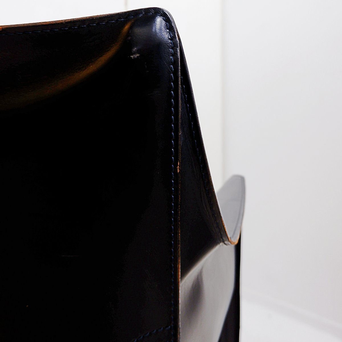 Ensemble de 4 chaises « Cab 413 » avec accoudoirs, signées Mario Bellini pour Cassina – 1970'-photo-4