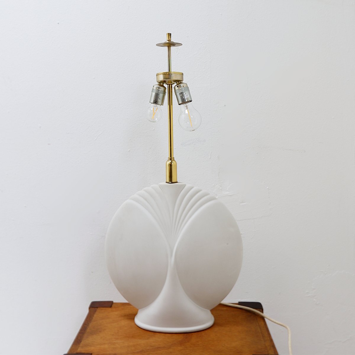 Large Porcelain Table Lamp - 20th Century-photo-7