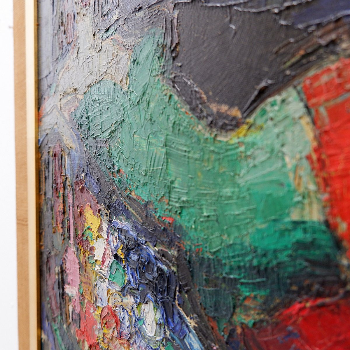 Anto Diez (1914-1992) peinture sur toile « Circus Danseres » 1968-photo-7