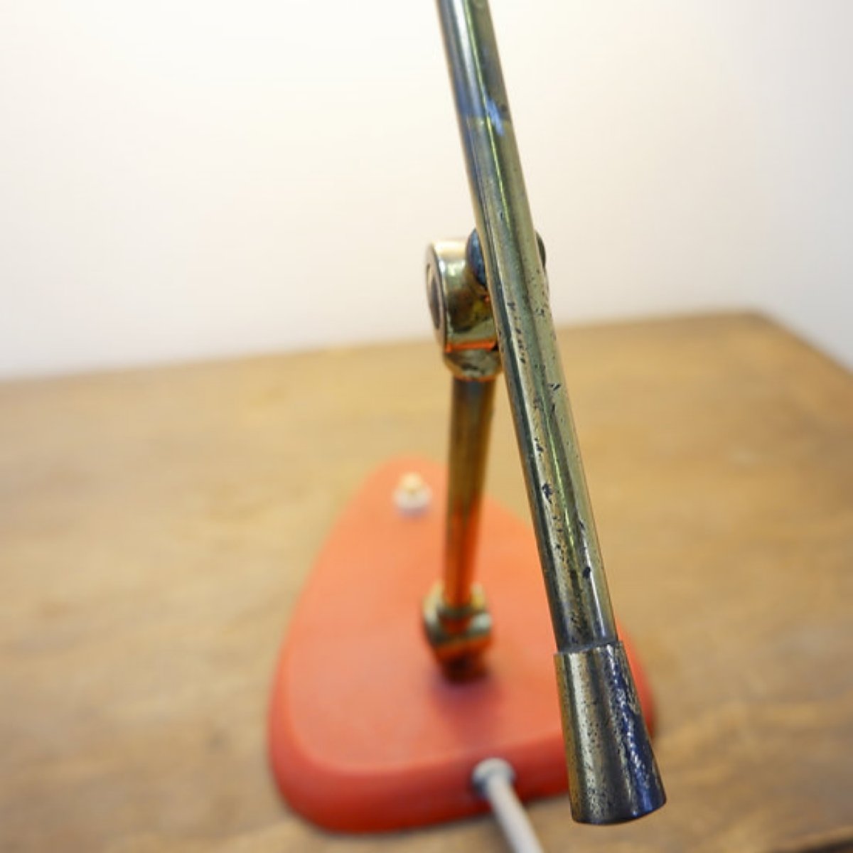 Large Italian Metal Table Lamp, Mid-20th Century Modern Style - 1950s-photo-2