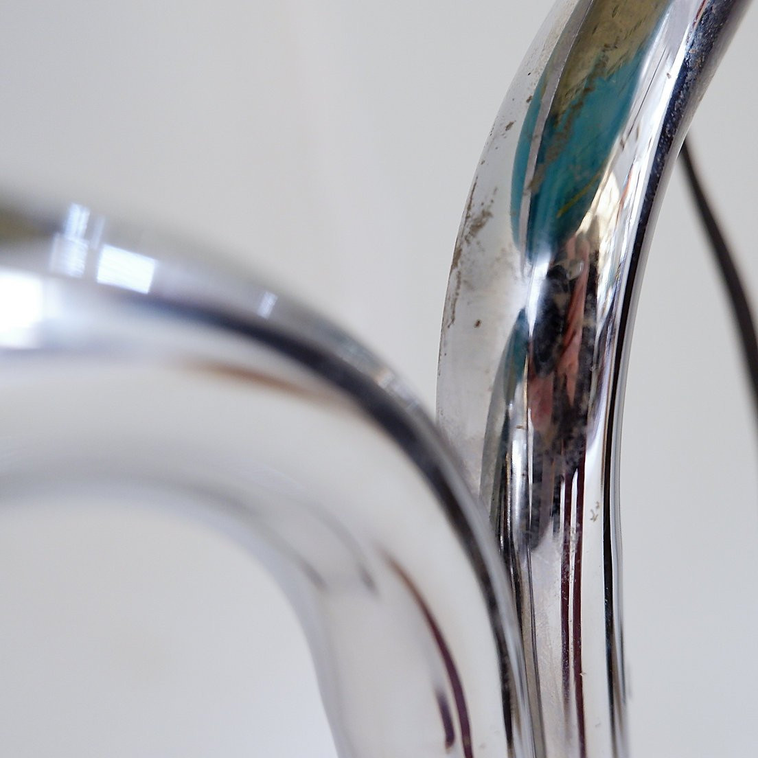 Geoscope Illuminated Globe On Chrome Stand, Italy, Circa 1980-photo-1