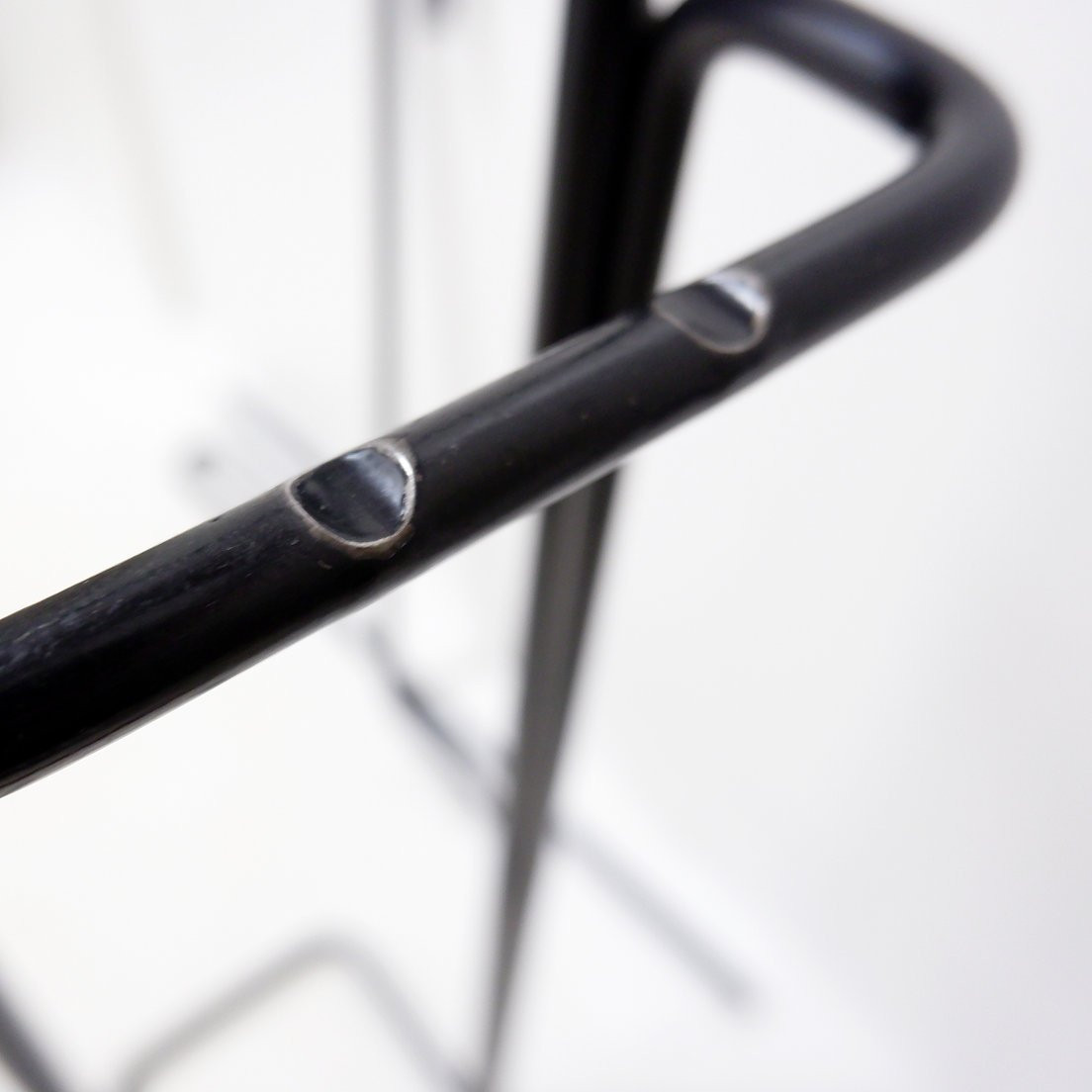 Minimalist Black Metal Fire Ensemble "mace-line" By Ann Maes - 1970s-photo-1