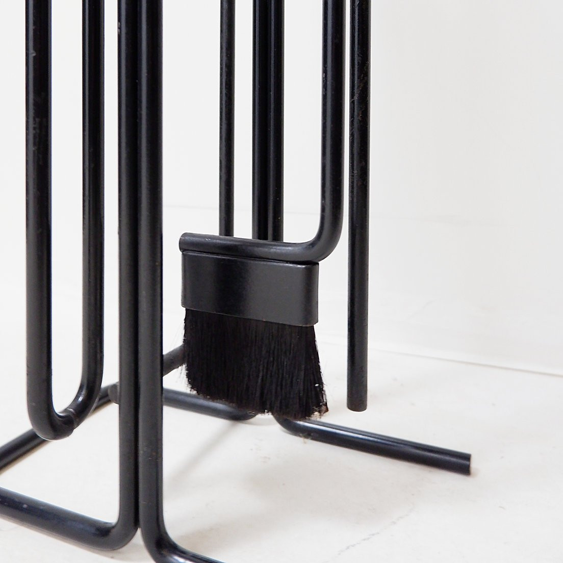 Minimalist Black Metal Fire Ensemble "mace-line" By Ann Maes - 1970s-photo-4