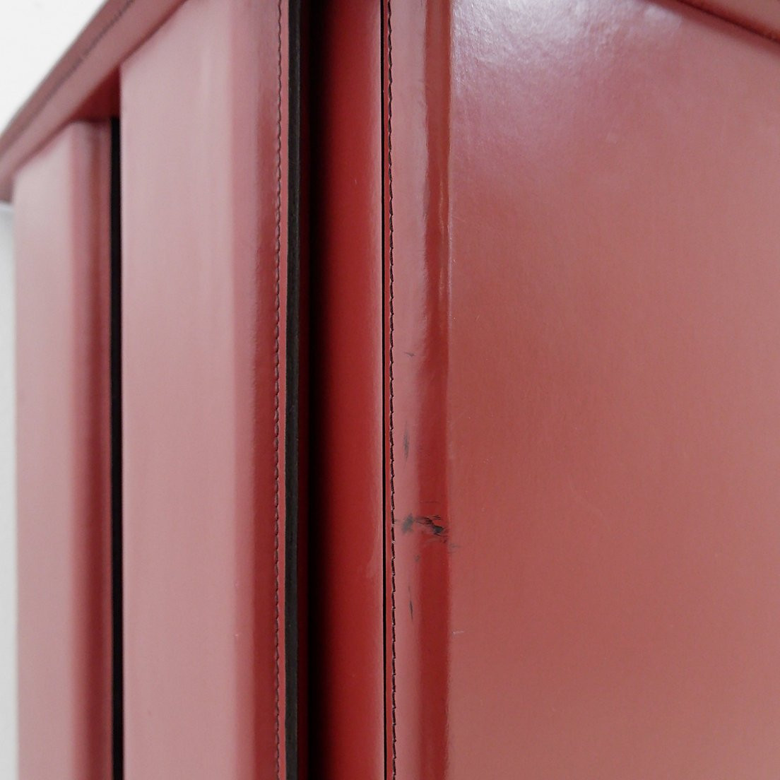 Leather Sideboard By The Brazilian Brand De Couro - 1980s-photo-2
