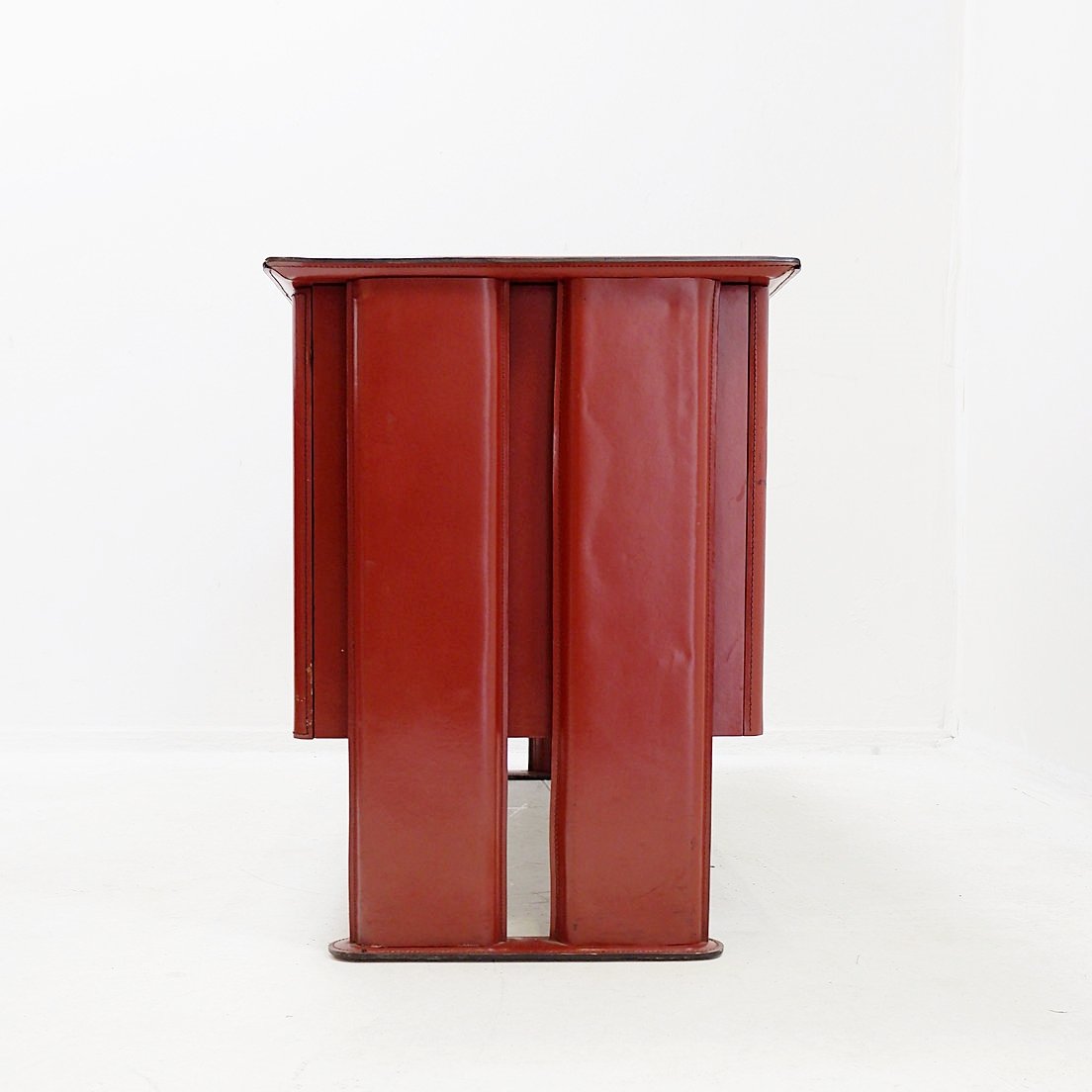 Leather Sideboard By The Brazilian Brand De Couro - 1980s-photo-8