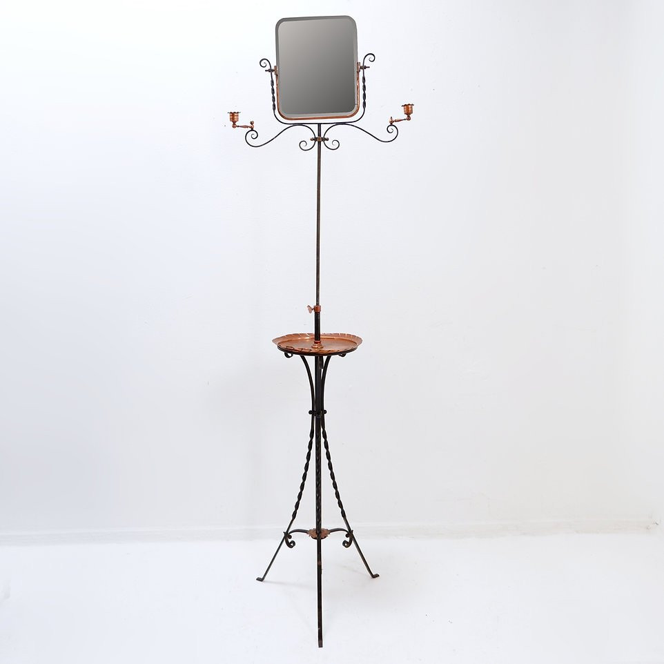 French Barber's Mirror From The 1930s-photo-3