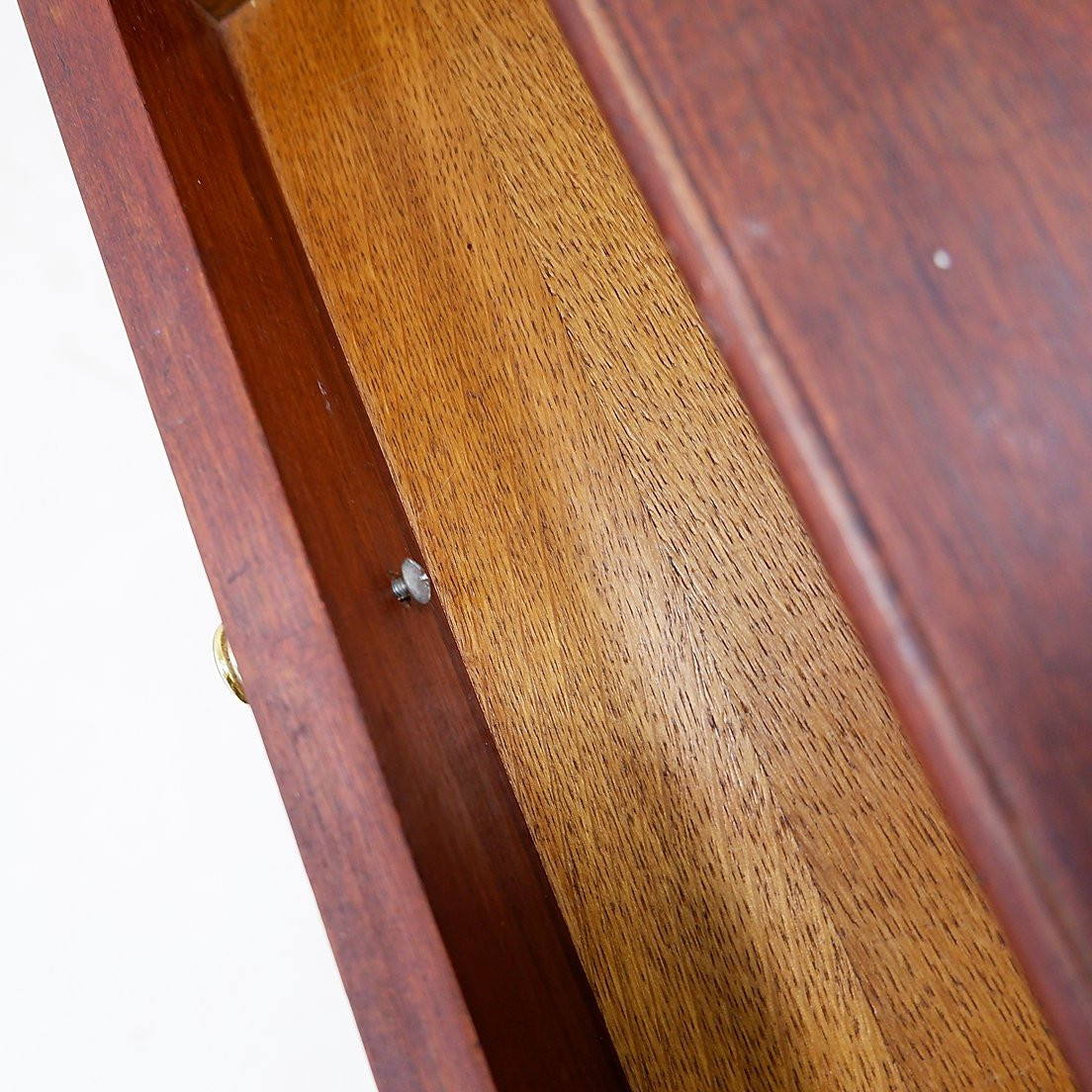 Table de chevet ancienne de style Louis XVI-photo-4