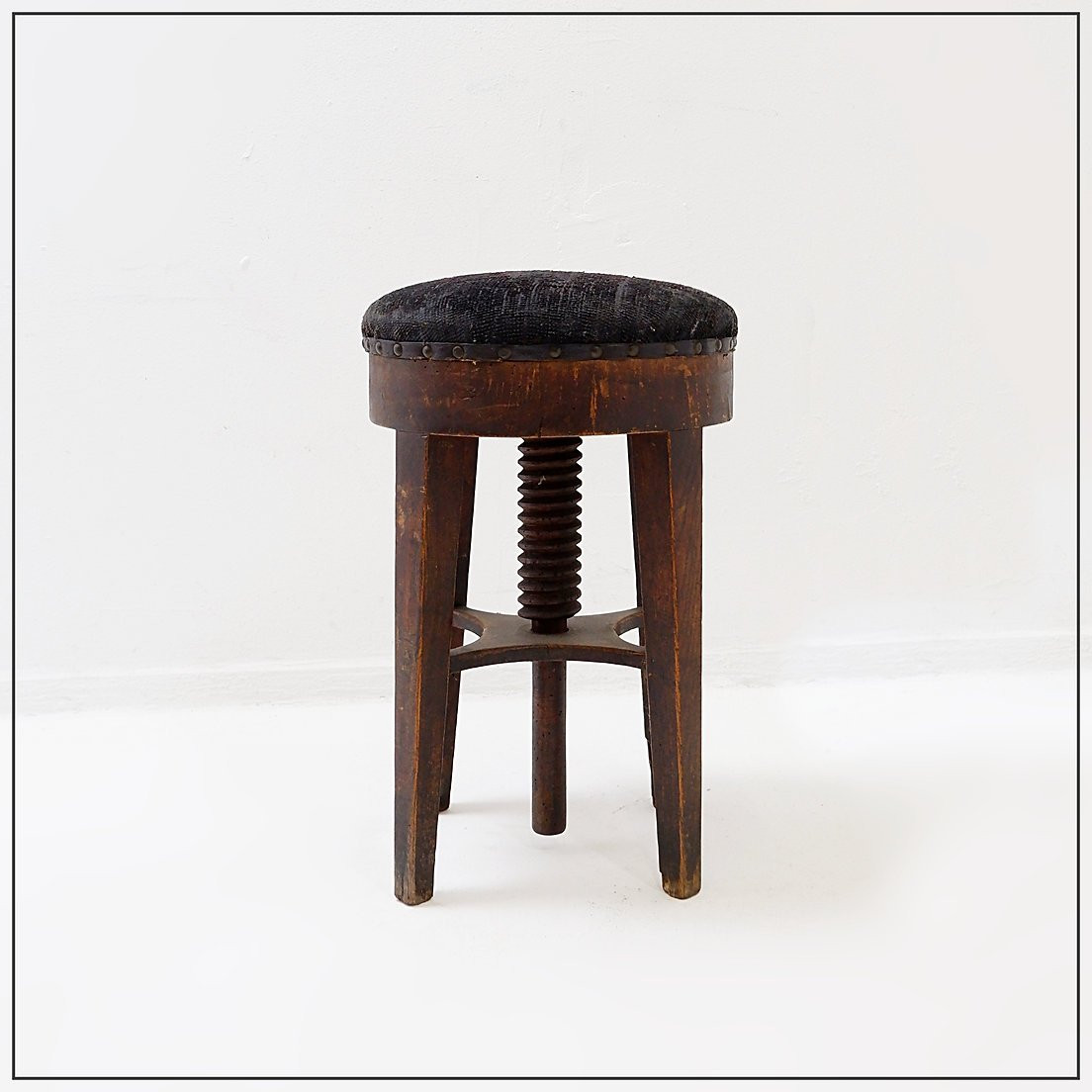 Art Deco Style Piano Stool - 1930s-photo-3