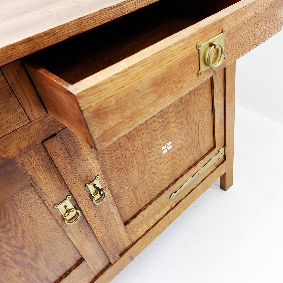 Antique Art Nouveau Style Sideboard From The 20th Century-photo-1