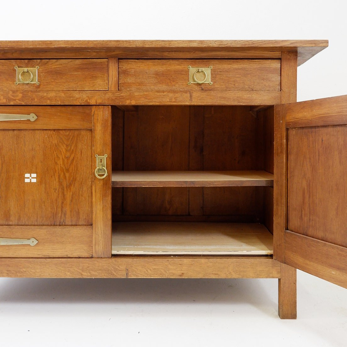 Antique Art Nouveau Style Sideboard From The 20th Century-photo-3