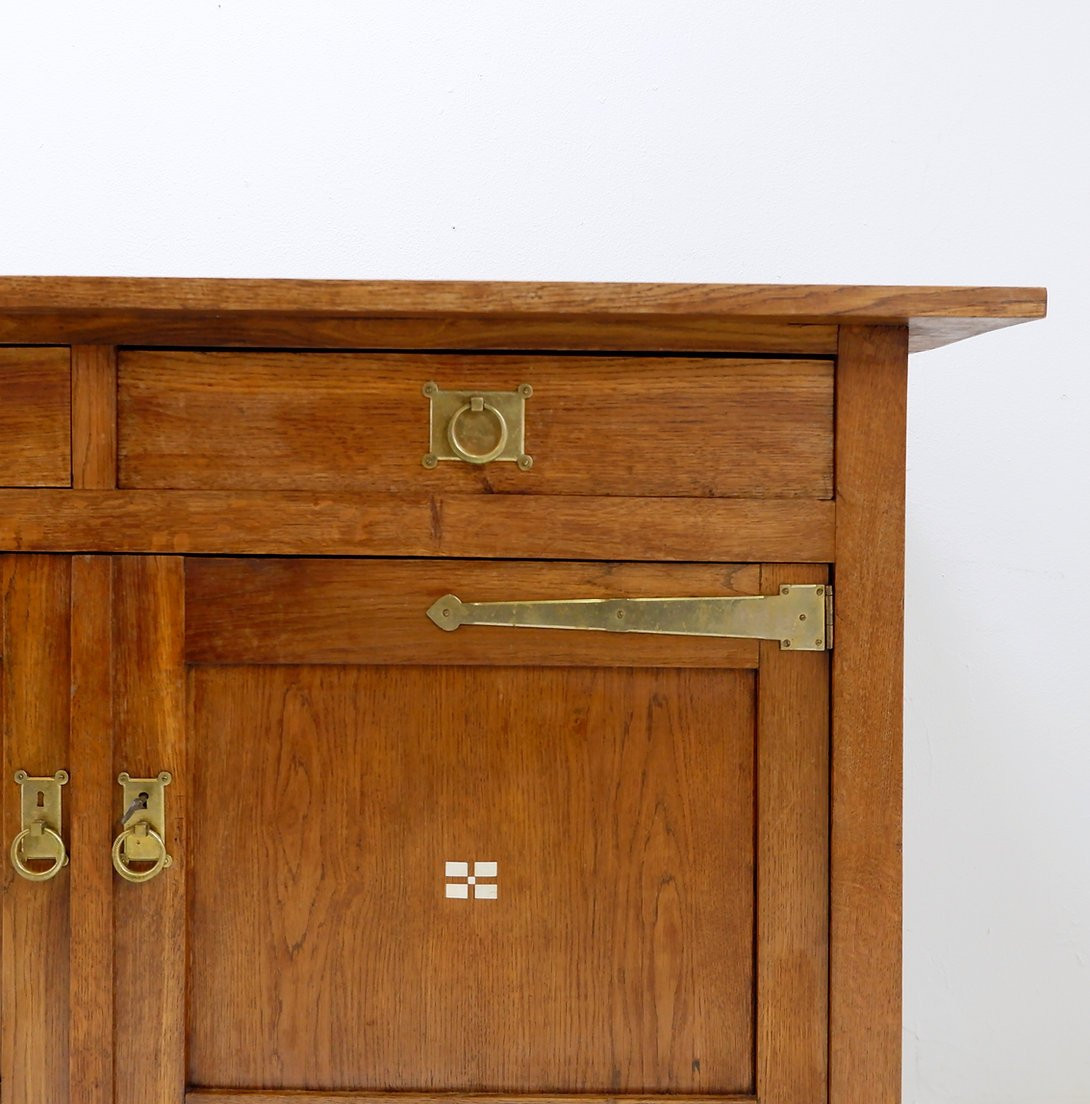 Antique Art Nouveau Style Sideboard From The 20th Century-photo-4