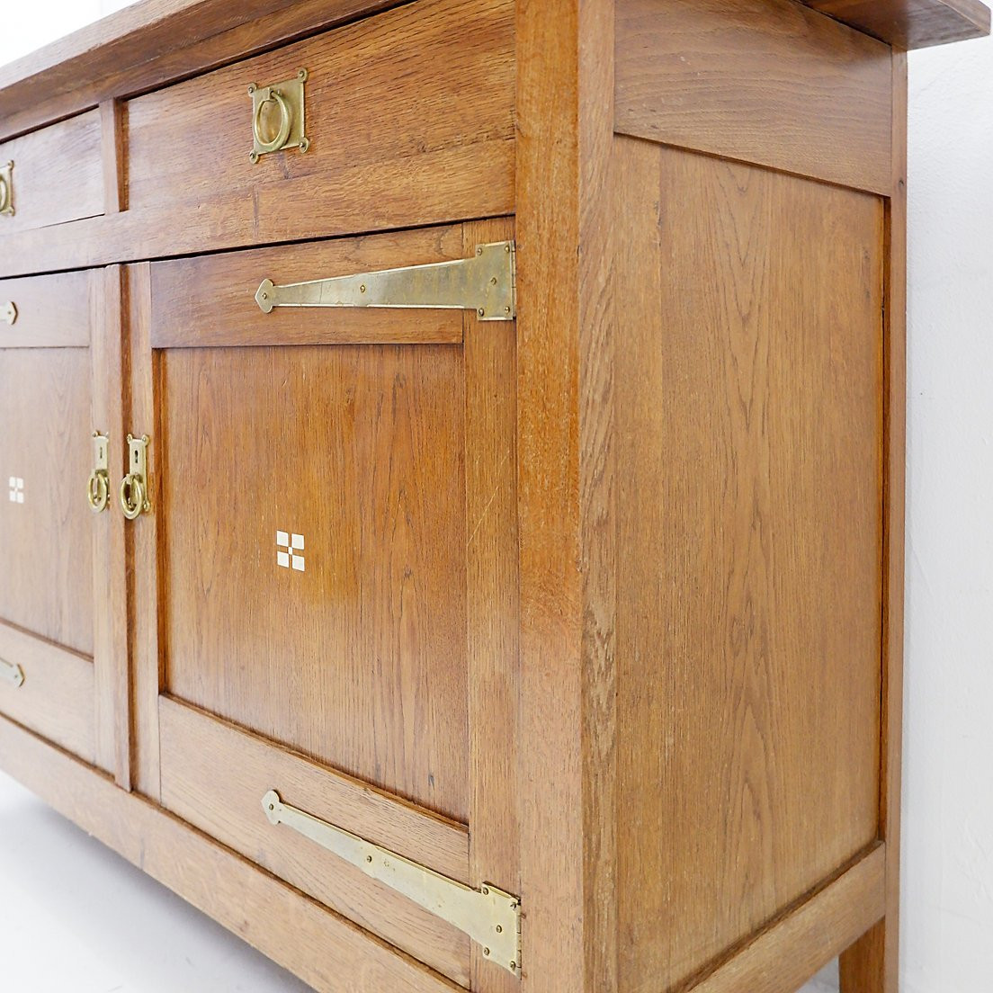 Antique Art Nouveau Style Sideboard From The 20th Century-photo-5