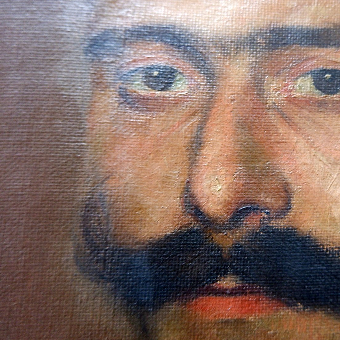 "portrait Of An Ancestor", 20th Century Painting - Max Moreau, 1924-photo-1