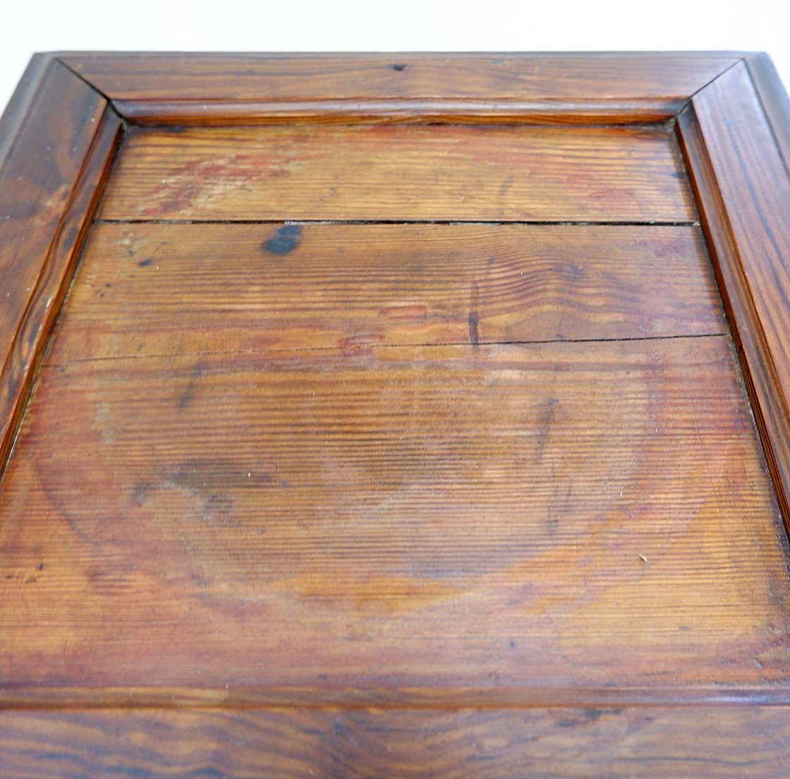 Antique Wooden Side Table - Art Nouveau Style-photo-7