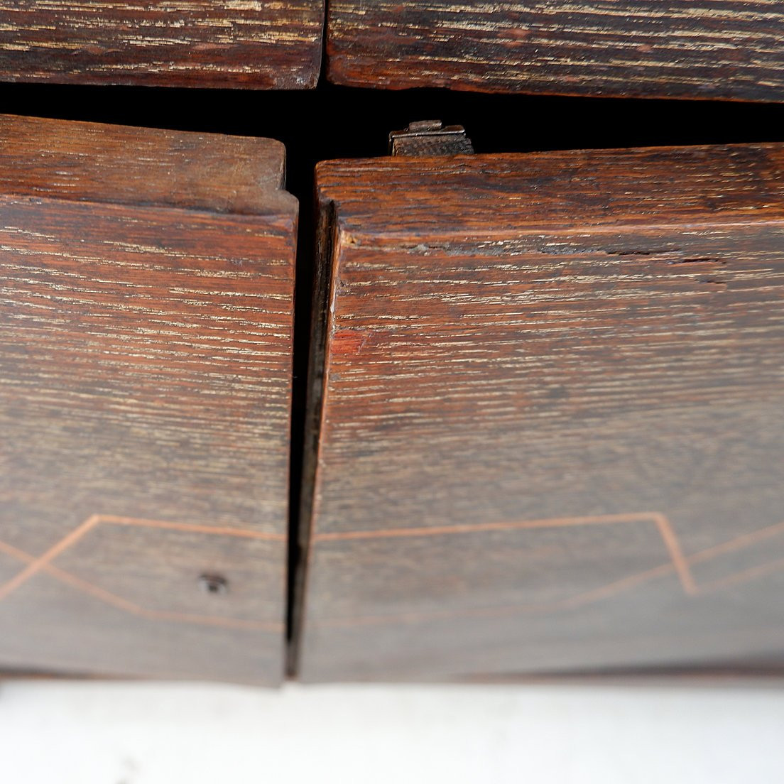 Vintage Sideboard In Wenge Wood, Splayed Legs-photo-3