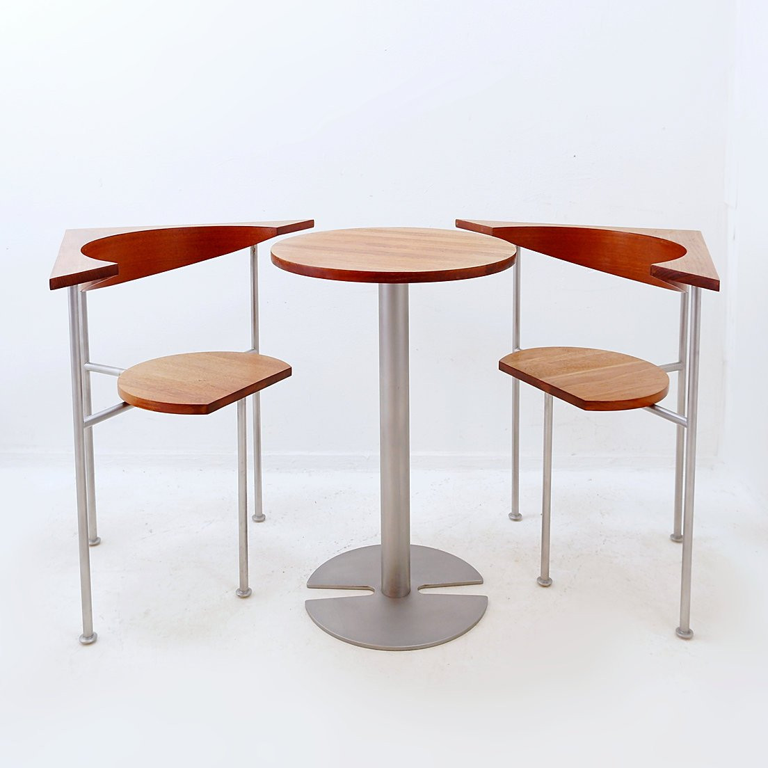 "tea For Two" Bistro Set  By Chung Myungchul For Lister Lutyens - 1990s-photo-4
